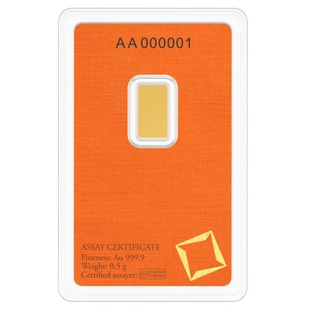0.5g Lingot d'Or | Valcambi