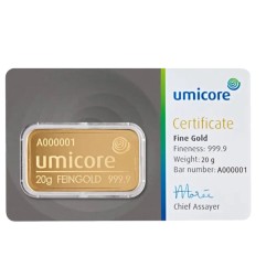 20g Lingot d'Or | Umicore