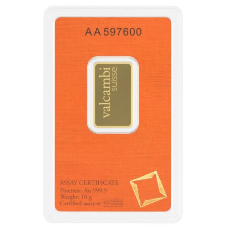 10g Lingot d'Or | Valcambi