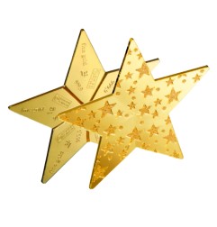 5 x 1g CombiBar Étoile | Gold | Valcambi | Étoiles scintillantes