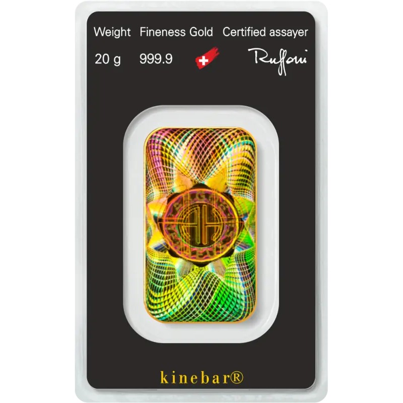 20g Lingot d'Or | Argor-Heraeus | Kinebar