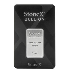 1 oz Lingot d'Argent | StoneX Bullion