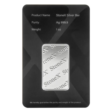 1 oz Lingot d'Argent | StoneX Bullion