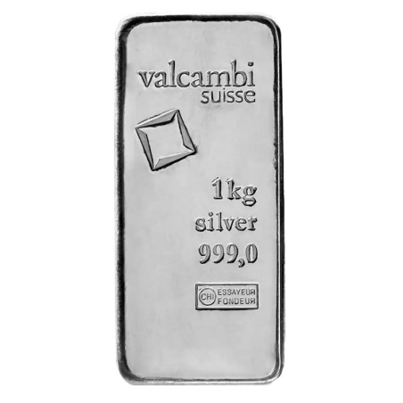 1 Kilo Lingot d'Argent | Valcambi