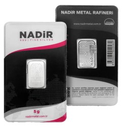 5g Lingot d'Argent | Nadir Metal Rafineri