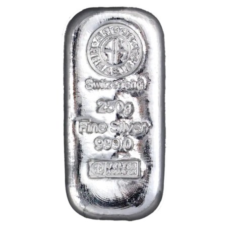 250g Lingot d'Argent | Argor-Heraeus