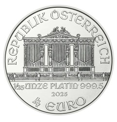 1/25 oz Philharmonique de Vienne | Platine | 2025