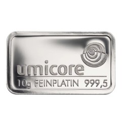 10g Lingot de Platine | différents fabricants