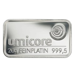 20g Lingot de Platine | différents fabricants