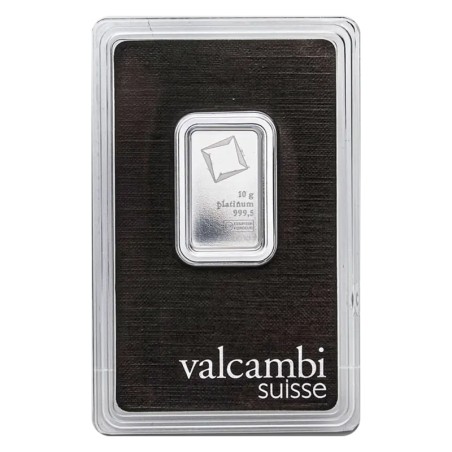 10g Lingot de Platine | Valcambi