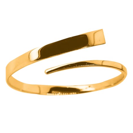 24kt Manchette Torsadée Éternelle en Or