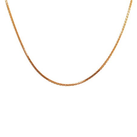 22kt Collier de Blé en Or