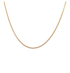 Collier à chaîne ronde en or 22kt