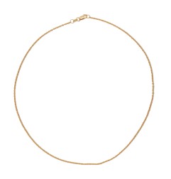 Collier à chaîne ronde en or 22kt