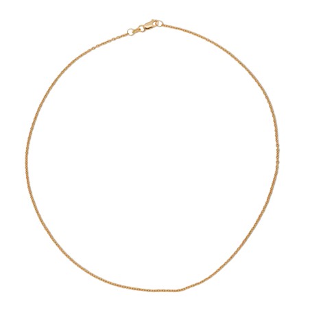 Collier à chaîne ronde en or 22kt