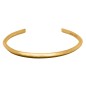 24kt Gold Bracelet Classique avec Bord