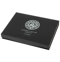 12 x 1 oz Lunar III Boîte pour Pièces d'Argent