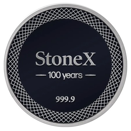 1 oz StoneX 100 Year Silver Round