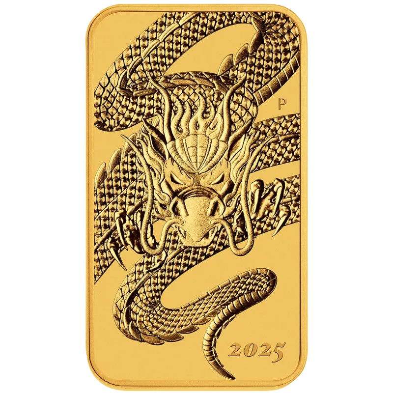 1 oz Dragon Or Rectangulaire | 2025