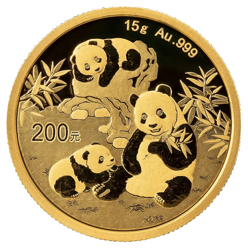 15g Panda Chinois | Or | Endommagé 15g Panda Chinois | Or | Endommagé
