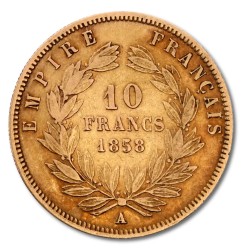 Pièce d'or 10 Francs | Napoléon III | Or | 1854-1869