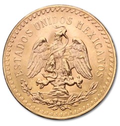 50 Pesos Mexicains Centenario | Or | 1821-1947