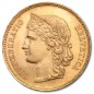 20 Francs Suisses Helvetica | Or | 1883-1896