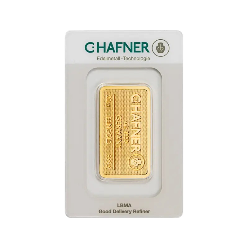 20g Lingot d'or (C.Hafner) 20g Lingot d'or (C.Hafner)