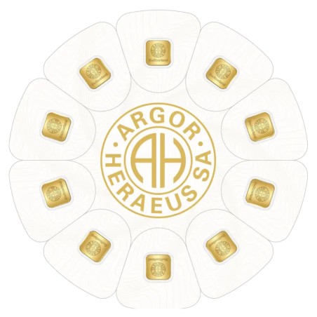 10 x 1g GoldSeed | Or | Argor-Heraeus