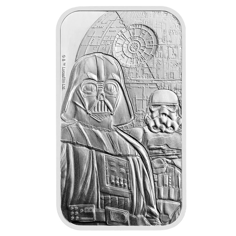 1 oz Star Wars Dark Side Lingot d'Argent | The Royal Mint