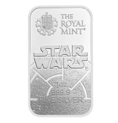 1 oz Star Wars Dark Side Lingot d'Argent | The Royal Mint