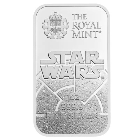 1 oz Star Wars Dark Side Lingot d'Argent | The Royal Mint
