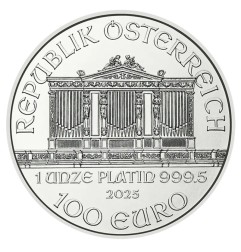 1 oz Philharmonique de Vienne | Platine | 2025