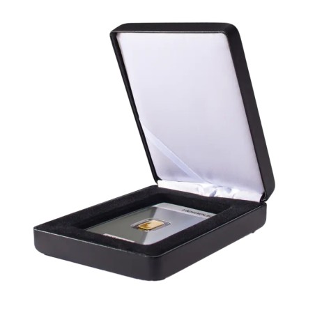 Boîte Pour Un Lingot D’Or En Blister | Nobile | Noir | Format Portrait