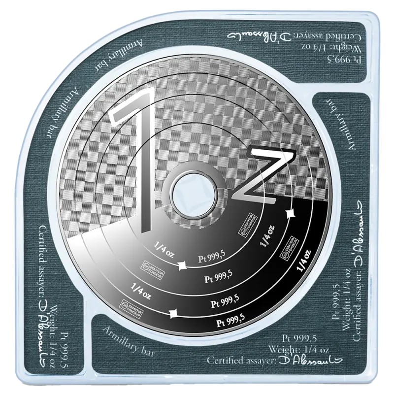 1 oz Lingot Armillaire | Platine | Valcambi